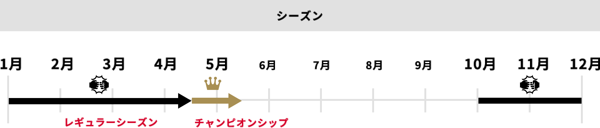 SV.LEAGUEのシーズンの図