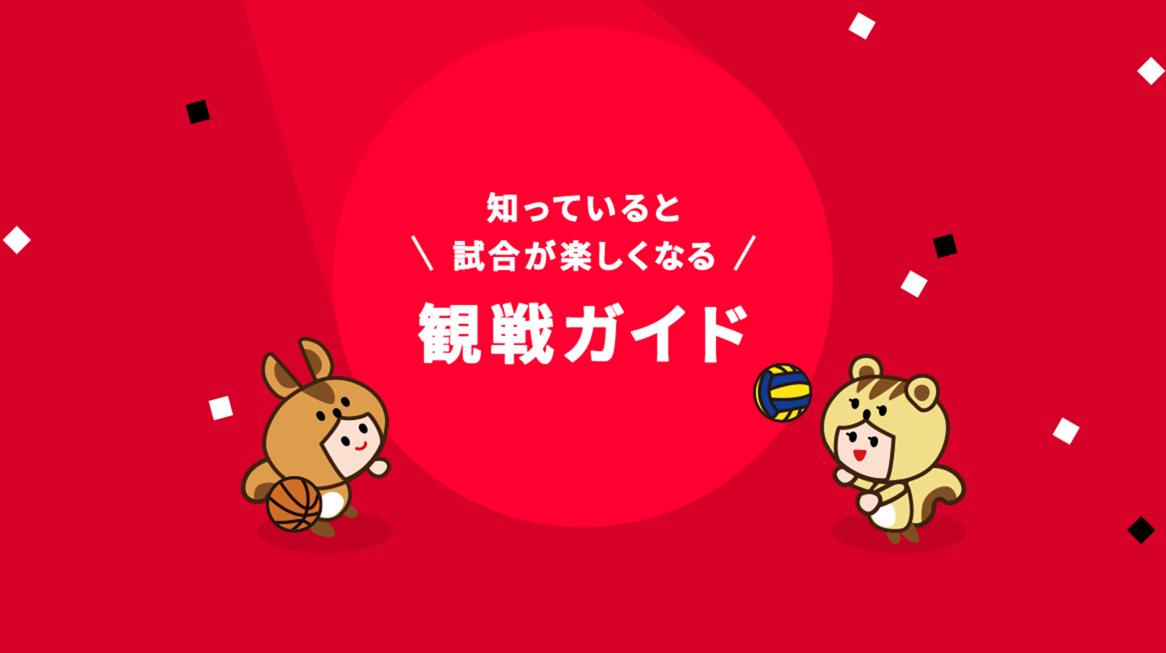 知っていると試合が楽しくなる！観戦ガイド